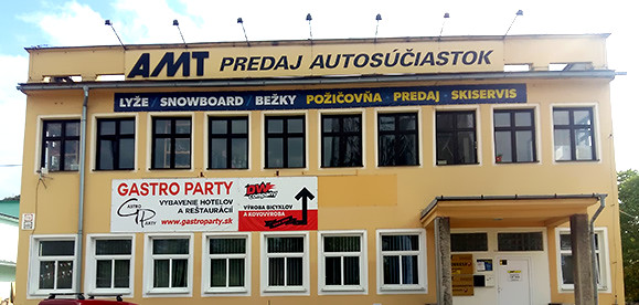 Budova AMT - autosúčiastky Banská Bystrica